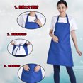 thumbnail image 3 of Youkk 12pack/lot Easy To And Efficient Woman Apron With Pockets For Cooking BBQ Baking purple 1Set, 3 of 6