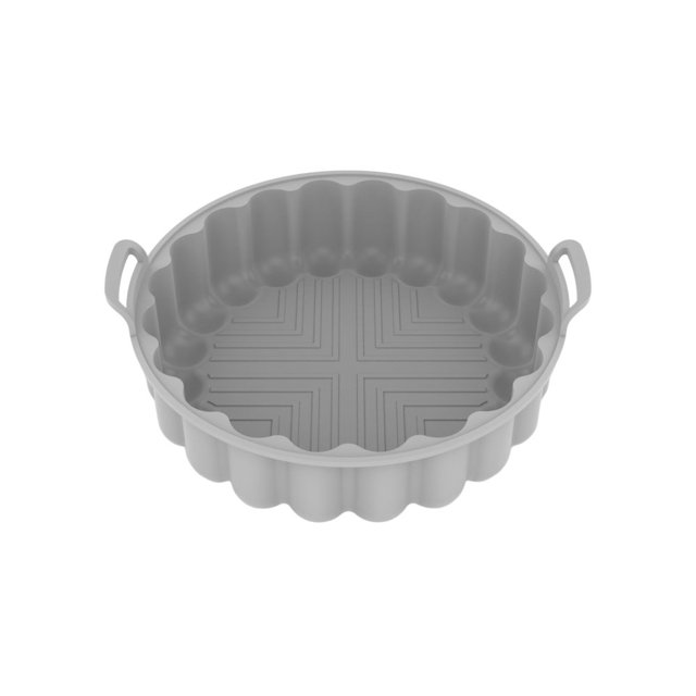Panier de Cuisson Profond en Silicone Réutilisable avec Poignées Lavable au Lave-Vaisselle / Rectangulaire