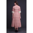 thumbnail image 3 of Bimba Robe-Chemise Mi-Mollet pour Femmes Ikat Imprimée à Manches Retroussables Boutonnée - XX-Grand, 3 of 5