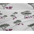 thumbnail image 4 of oneOone Polyester Lycra Fabric Tree & Animals Ikat Print Fabric By The Yard 56 Inch Wide, 4 of 4