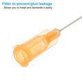 thumbnail image 4 of 23Ga Dispensing Needles, 102PCS 1.5 Inch Industrial Blunt Tip Dispensing Needle Syringes with Luer Lock Needle for Refilling Liquid Inks Adhesive Glue Oil,Orange, 4 of 7