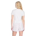 thumbnail image 3 of No Boundaries Women's Two Piece Short Pajama Set, 3 of 6
