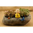 thumbnail image 2 of GROWTH TANK Mignon Pot de Fleurs en Résine Ornement de Bureau Moine, 2 of 9