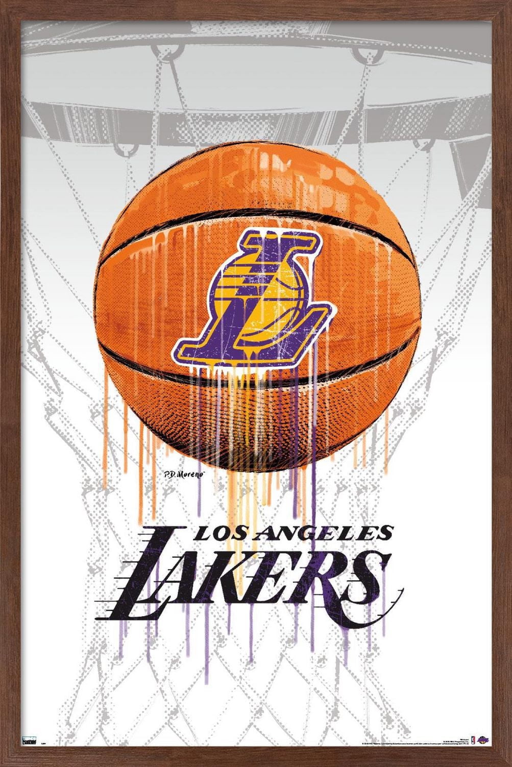 NBA Los Angeles Lakers - Ballon goutte à goutte 20