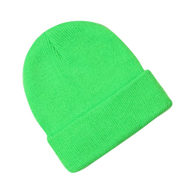 Pisexur Baby Hats Solid Color Ribbed Knit Beanie Hats Fashion Fall Winter Warm Soft Skull Caps for Age 0-3 Years
