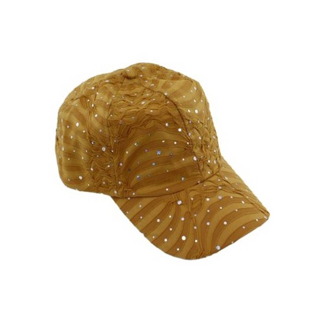 Casquette de Baseball à Paillettes - Or