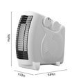 thumbnail image 3 of Liquidation Radiateurs pour Usage Intérieur, Mini Radiateur 600 W pour Bureau et Maison, Radiateur d'Appoint en Céramique Silencieux au Design Compact, 3 of 9