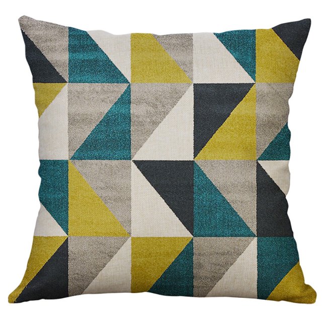 Up to 65% Off SMihono Irregular Geometric Pattern Pillow Case Cushion Cover 40x40cm
