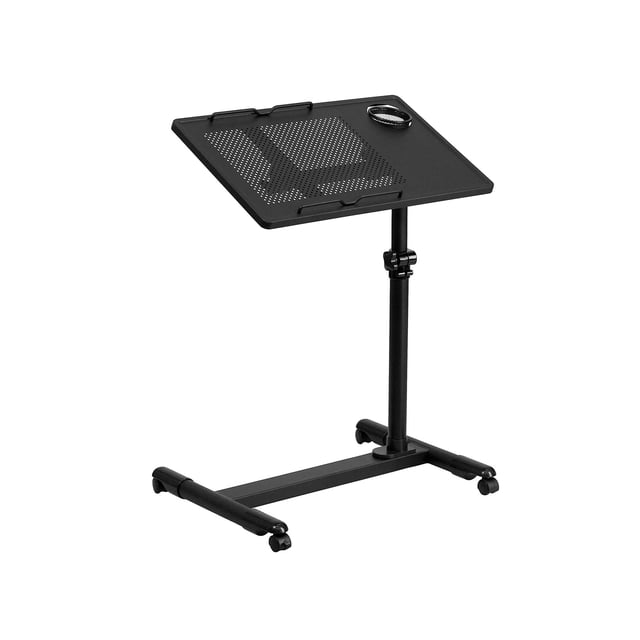 Scranton & Co Chariot Mobile Réglable pour Ordinateur Portable, Noir