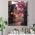 thumbnail image 4 of Qisvanset Winter Village Road Canvas Print 12x16 Inch Farmhouse Decor, 4 of 8