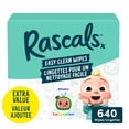 thumbnail image 1 of Rascals Easy Clean Baby Wipes, 640 Count, 1 of 7