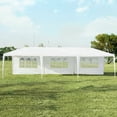 thumbnail image 1 of Gymax Pavillon Robuste 10'x30 Pieds pour Mariage, Auvent de Fête, Pavillon Extérieur, 1 of 8
