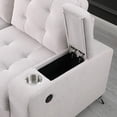 thumbnail image 2 of Davie LHF Sectional Sleeper Bed, Beige, 2 of 4