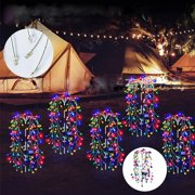 HAOANOutdoor Solar Garden Lights  LED Waterproof Garden Fireworks Lamp Fireworks Solar Lights Outdoor Garden Fairy Light Colorful for Yard Decorative Outside Sparklers Lamp Lighting Patio