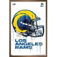 thumbnail image 1 of NFL Los Angeles Rams - Drip Helmet 20 Wall Poster, 14.725" x 22.375" Framed, 1 of 4
