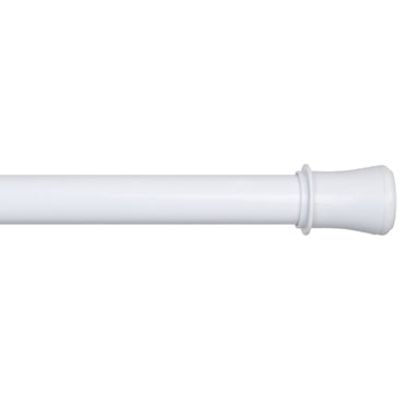 Mainstays Adjustable Tension Shower Curtain Rod, 48" to 86", White