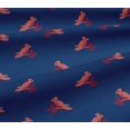 thumbnail image 5 of oneOone Viscose Jersey Fabric Bird Block Print Fabric BTY 60 Inch Wide, 5 of 5