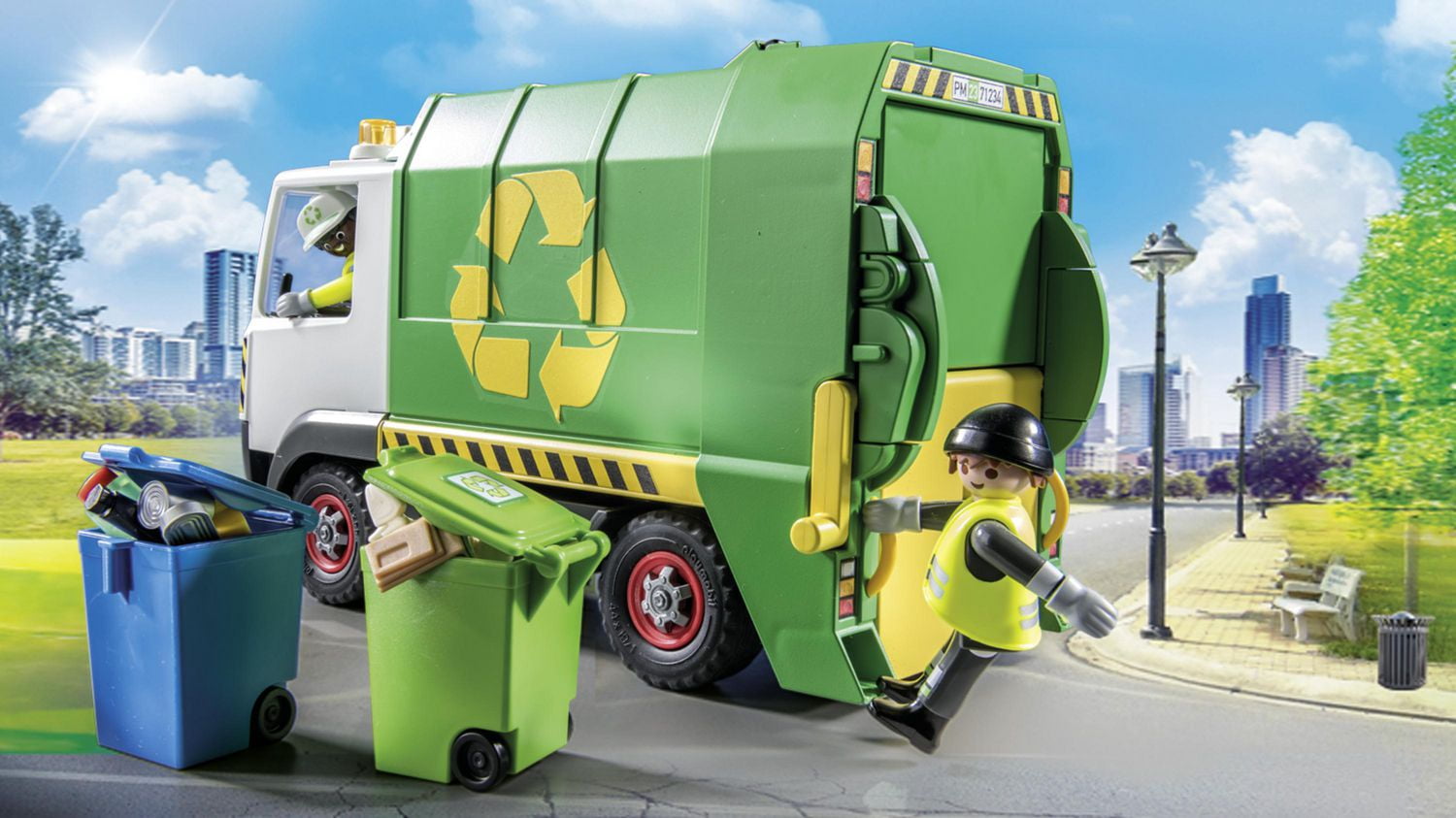 Playmobil Camion de recyclage