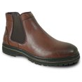 thumbnail image 1 of bravo! Botte d'Automne Imperméable pour Homme MASON-1 Botte Chelsea à Double Gousset Brun, 1 of 7