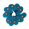 thumbnail image 1 of 10Pcs/lot Golf Iron Head Cover Set, Neoprene Golf Wedge Headcovers Irons, 1 of 8
