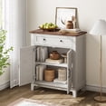 thumbnail image 4 of BeesClover Buffet Moderne avec Tablette Réglable à 3 Niveaux avec 7 Vitesses, Armoire de Rangement de Cuisine avec Grand Tiroir pour Salle à Manger, Salle de Bain, Entrée, 4 of 7