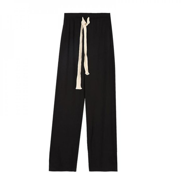 Women‘s Sporty Track Pants Wide Leg Drawstring Yoga Sweatpants Comfy Loose Straight-leg High Waist Casual Joggers