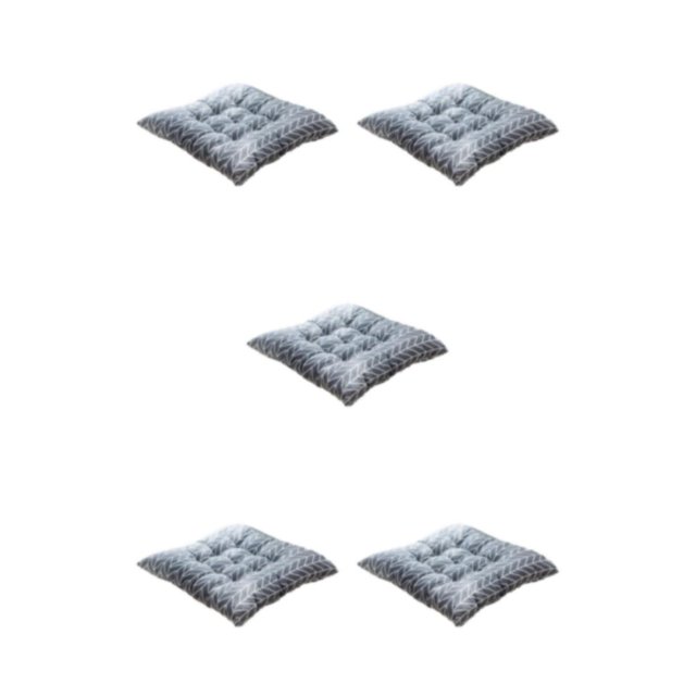 Wweixi Coussin pour Chaise Carrée - Doux et Confortable Large Gamme d'Utilisations Coussin de Chaise Carré Parallélogramme 5Set