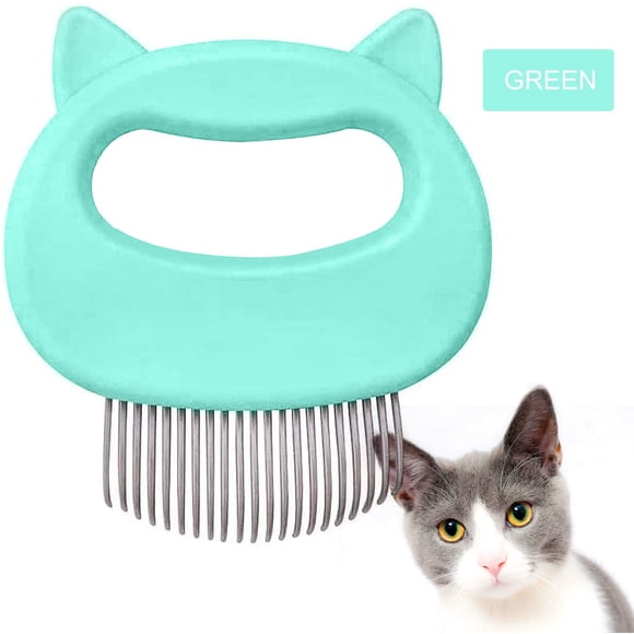 Cat Brush, Pet Cats Brush, Cat Comb, Massage Comb For Pet Cats, Pet Dog Brush, Cat Combs Pet Brush Long Hair Short Hair Pet Comb (Green)