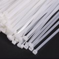 thumbnail image 3 of Uxcell 9.84" x 0.11" White Cable Zip Ties Self-Locking Nylon Tie Wraps 150 Pack, 3 of 5