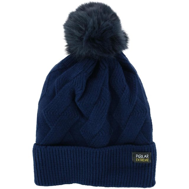 Polar Extreme Tuque à Revers à Imprimé Zigzag avec Doublure Sherpa (Femmes)