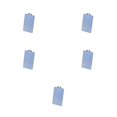 thumbnail image 2 of crativent Slim PVC Transparent IC Card Bus Card Credit Card Bus Card Credit Card Cover Case Holder Without Rope 2 5Set, 2 of 3