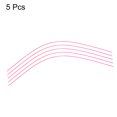 thumbnail image 3 of Unique Bargains 5Pcs Replacement Fiber Optic Sight Rods, 10 Inch 0.02 Inch OD PMMA Bows Sights DIY Art Fluorescence Red, 3 of 5