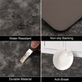 thumbnail image 3 of MeyJey Kitchen Rug, Anti Fatigue Kitchen Mat, Non Skid Waterproof Floor Mat, Thick Cushioned Runner Rug, 20"x60", Gray, 3 of 3