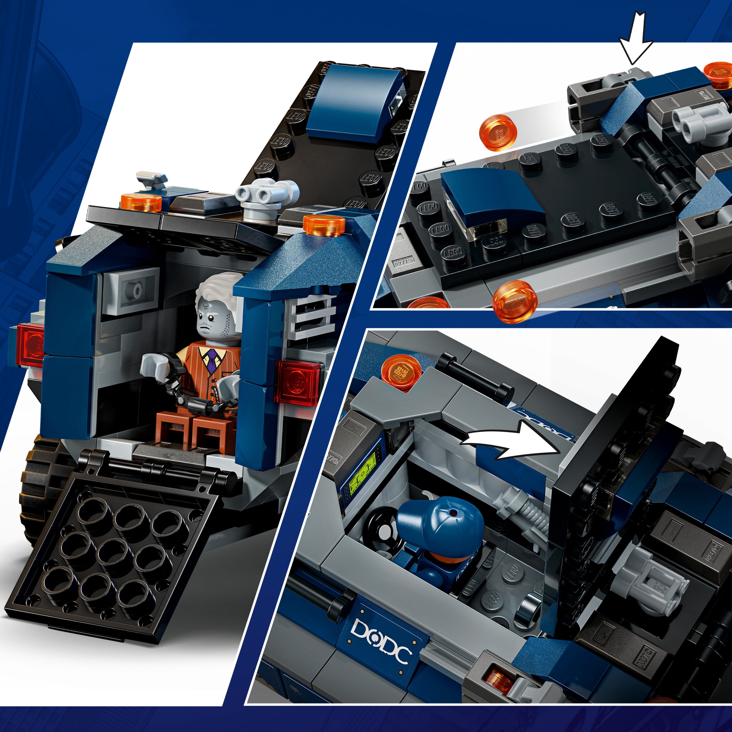 LEGO Marvel La poursuite du fourgon pénitentiaire de Spider-Man 76349