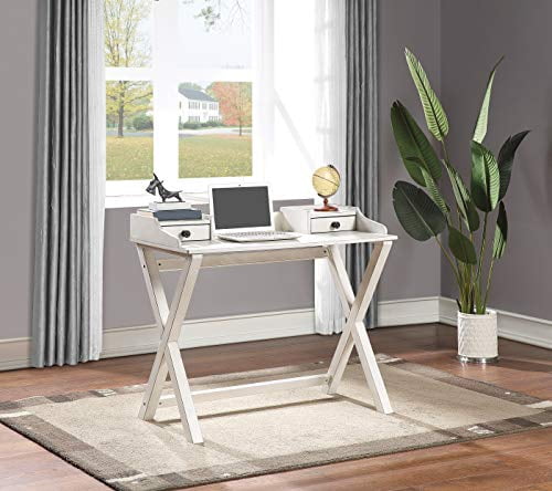 OSP Home Furnishings Barton Bureau d'Écriture, Blanc Lavé