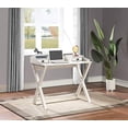 thumbnail image 1 of OSP Home Furnishings Barton Writing Desk, White Wash, 1 of 5