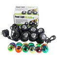 thumbnail image 1 of Jebao pl1led6 JPL1-LED6 Submersible Pond LED Light with Colored Lenses, Black, 1 of 3