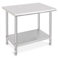 thumbnail image 1 of BeesClover Stainless Steel Prep Work Table, Commercial Workstations, NSF Commercial Heavy Duty Worktablefor Kitchen Restaurant,Home,Hotel,Outdoor, 1 of 7