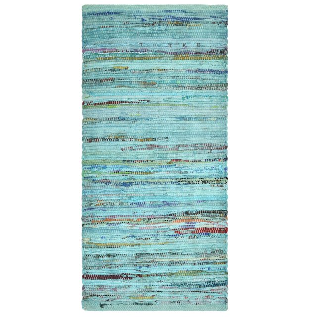Fabstyles Premium 100% Cotton Rug, Handmade Area Rag Rug for Living Room, Hallway, Patio