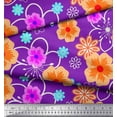 thumbnail image 2 of Soimoi Rayon Fabric Artistic Floral Decor Fabric Printed Yard 42 Inch Wide, 2 of 3