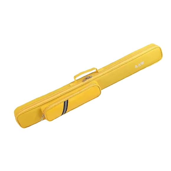 maskred Étui Porte-Bagages pour Bâton de Billard de Piscine, Sac de Transport pour Voyage en Plein Air, Snooker, Jaune 83x6x9 cm