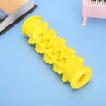 thumbnail image 3 of Pet Dog Toy, Dog Training Toy Training Playing Biting Zigzag Groove Design Dog Toy, Cats, For Dogs, Yellow, 3 of 8