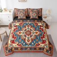 thumbnail image 1 of YST Vintage Persian Floral Comforter Set, 7-Piece, Boho Tribal, Red, Queen, 1 of 4