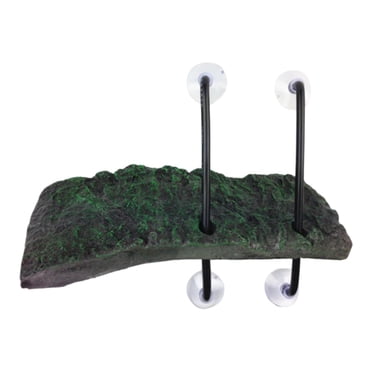 Bunblic Aquatic Turtle Basking Platform Climbing Easy Installation Reptiles Dock Floating Resting Terrace for Geckos Frogs Amphibians 20cmx9cmx18cm
