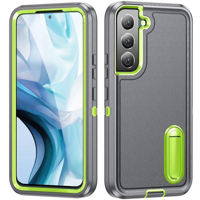 for Samsung Galaxy S22 5G Case, Samsung Galaxy S22 5G Phone Case with Built in Kickstand, Shockproof/Dustproof/Drop Proof Heavy Duty Military-Grade Rugged Protective Cover for Samsung Galaxy S22 5G