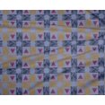 thumbnail image 4 of oneOone Polyester Lycra Fabric Check & Triangle Ikat Decor Fabric Printed BTY 56 Inch Wide, 4 of 4