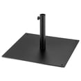 thumbnail image 1 of Costway Parasol Carré de 40 Lb avec Base et Support, Parasols de Terrasse de Marché Lestés, Noir, 1 of 10