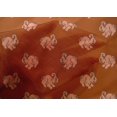 thumbnail image 4 of oneOone Cotton Silk Fabric Rabbit Block Print Fabric By Yard 42 Inch Wide, 4 of 4