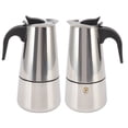 thumbnail image 3 of Cafetière Moka Portable en Acier Inoxydable pour Maison et Camping Extérieur, 3 of 7
