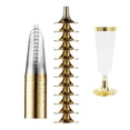 thumbnail image 4 of 12PCS Champagne Flute Creative Disposable Plastic Wedding Cup Champagne Glass, 4 of 6
